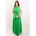 Embroidered dress "Romance" green